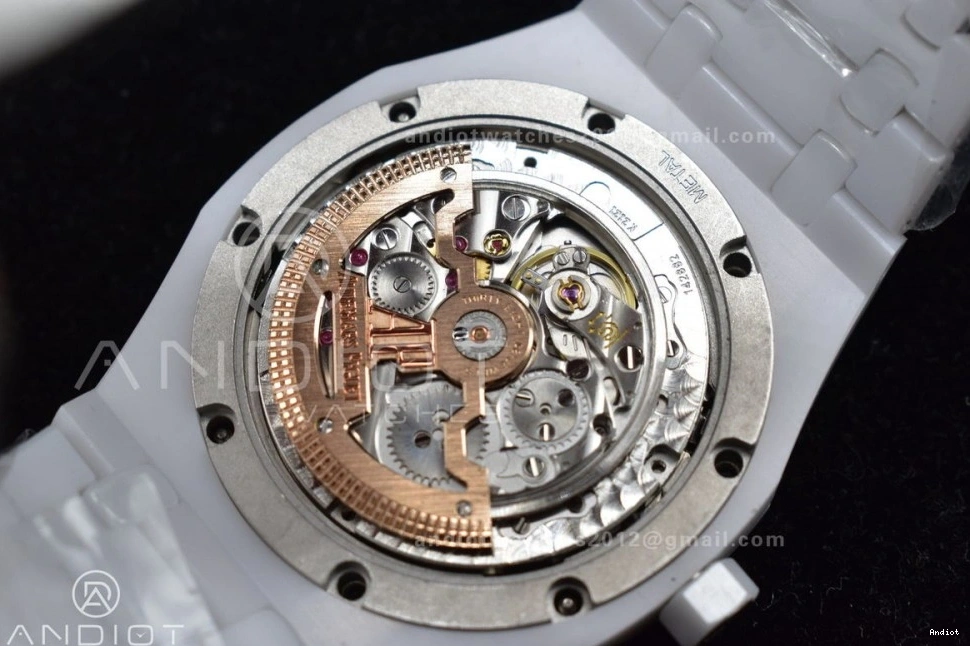 White Calendar Best Ceramic APSF Bracelet Edition 26579cb A5134 Oak Ceramic Perpetual on Royal 0425